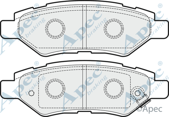 Brake Pad Set, disc brake (PAD1636)