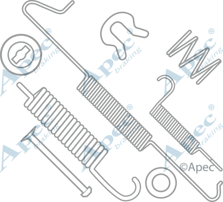 Accessory Kit, brake shoes (KIT713)
