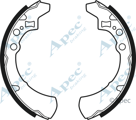 Brake Shoe Set (SHU416)