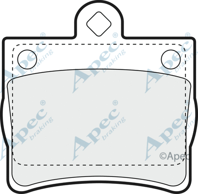 Brake Pad Set, disc brake (PAD967)