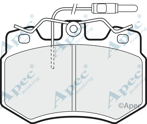 Brake Pad Set, disc brake (PAD473)