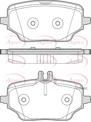 Brake Pad Set, disc brake (PAD2393)