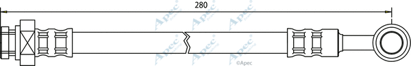 Brake Hose (HOS3172)