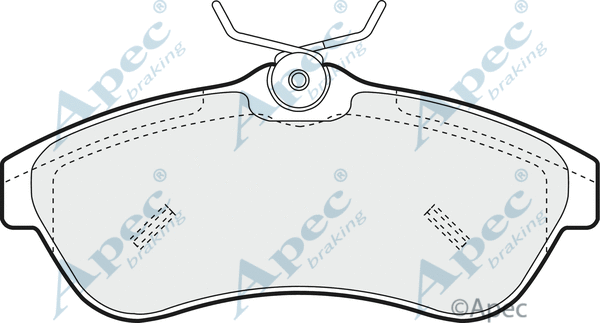 Brake Pad Set, disc brake (PAD1250)