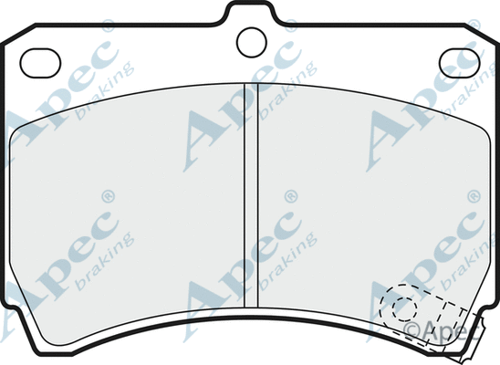 Brake Pad Set, disc brake (PAD684)