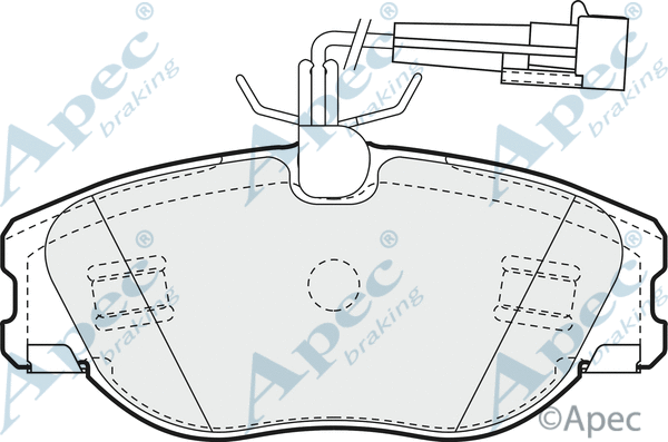 Brake Pad Set, disc brake (PAD945)
