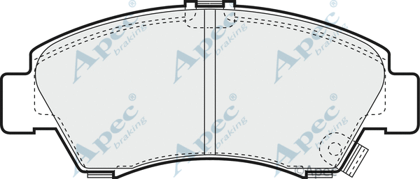 Brake Pad Set, disc brake (PAD816)