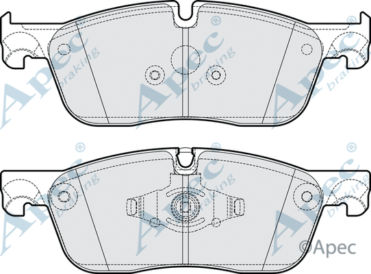 Brake Pad Set, disc brake (PAD2295B)