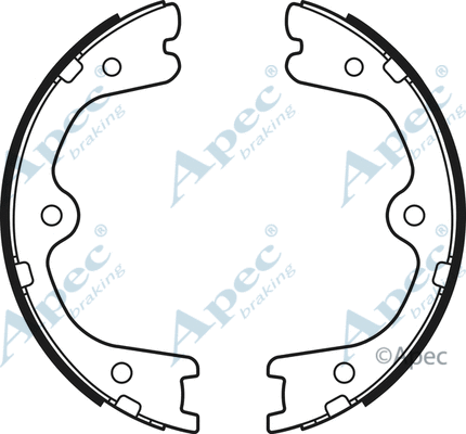 Brake Shoe Set, parking brake (SHU751)