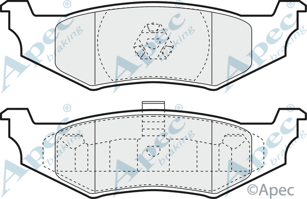 Brake Pad Set, disc brake (PAD1169)