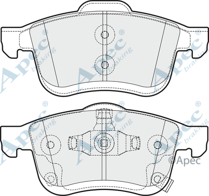 Brake Pad Set, disc brake (PAD2015)