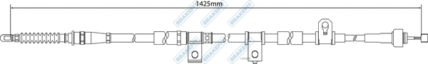 Cable Pull, parking brake (BBC3227)
