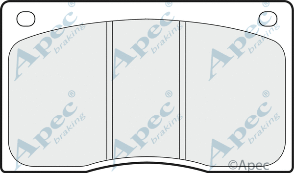 Brake Pad Set, disc brake (PAD585)