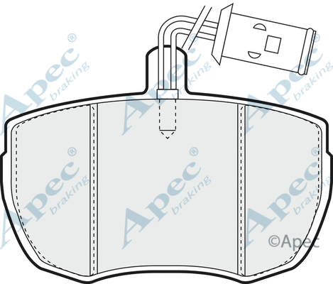 Brake Pad Set, disc brake (PAD79)