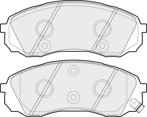 Brake Pad Set, disc brake (PD3670)