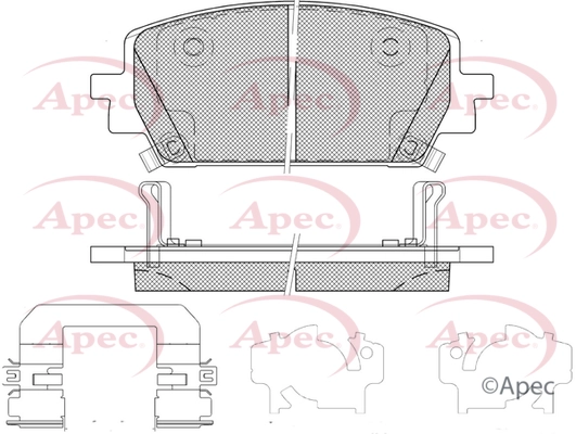 Brake Pad Set, disc brake (PAD2407)
