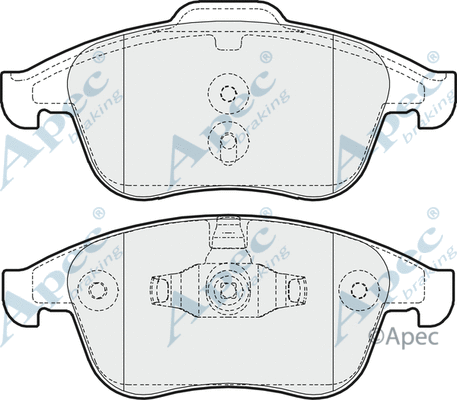 Brake Pad Set, disc brake (PAD1650)