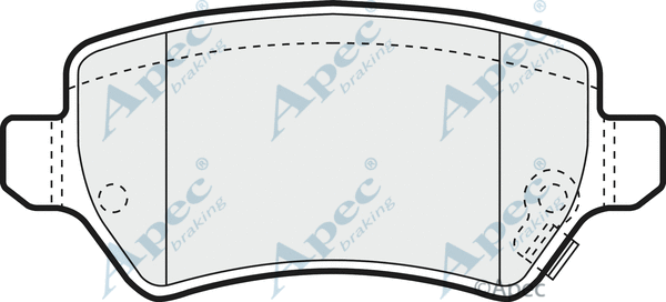 Brake Pad Set, disc brake (PAD1286)