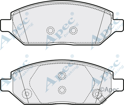 Brake Pad Set, disc brake (PAD2098)