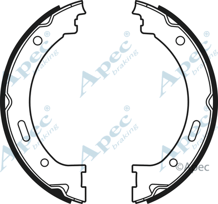 Brake Shoe Set, parking brake (SHU758)