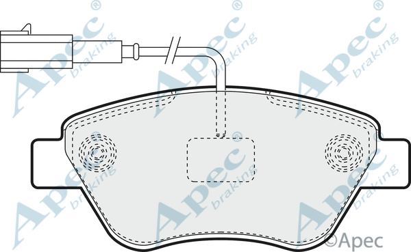 Brake Pad Set, disc brake (PAD1400)