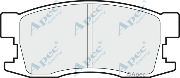 Brake Pad Set, disc brake (PAD663)