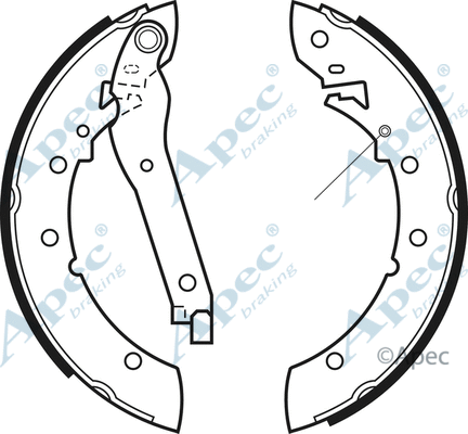 Brake Shoe Set (SHU333)