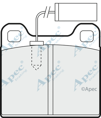 Brake Pad Set, disc brake (PAD768)