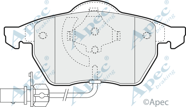 Brake Pad Set, disc brake (PAD964)