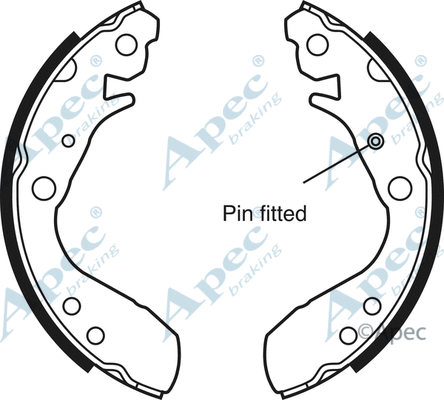 Brake Shoe Set (SHU692)