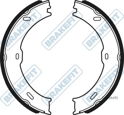 Brake Shoe Set, parking brake (BSH1053)