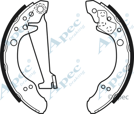 Brake Shoe Set (SHU480)