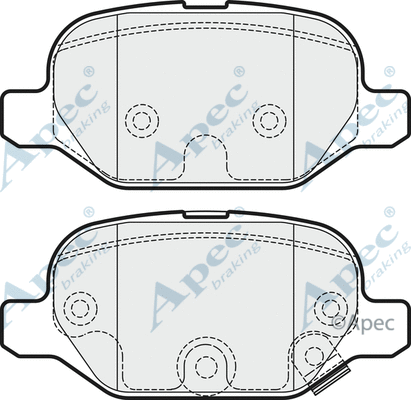 Brake Pad Set, disc brake (PAD1906)
