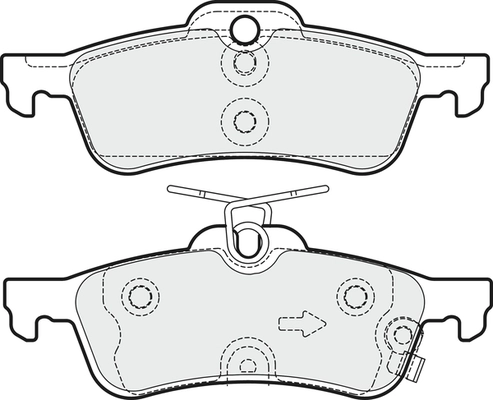 Brake Pad Set, disc brake (PD3372)