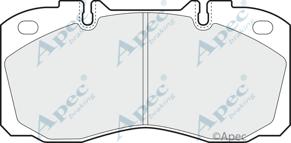 Brake Pad Set, disc brake (PAD1015)