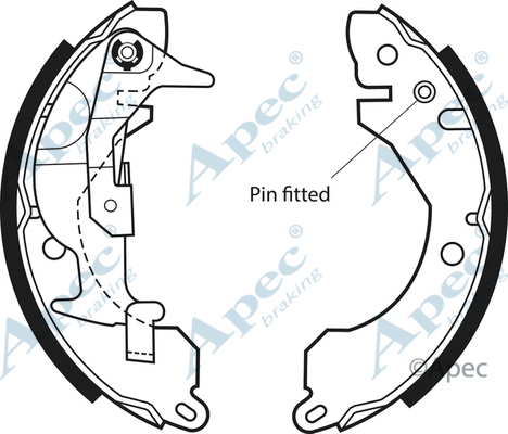 Brake Shoe Set (SHU440)