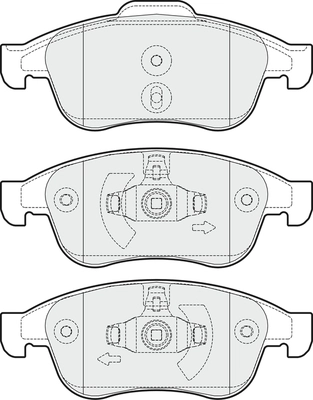 Brake Pad Set, disc brake (PD3250)