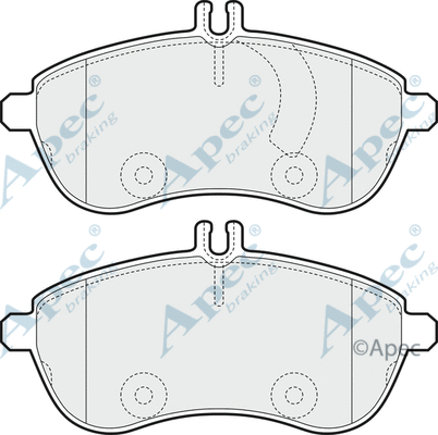 Brake Pad Set, disc brake (PAD1565)