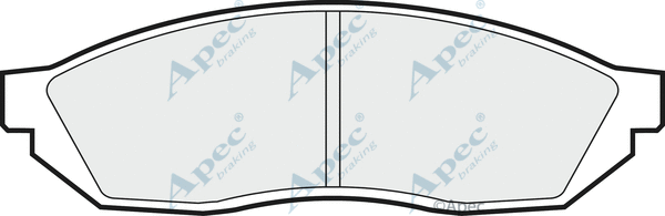 Brake Pad Set, disc brake (PAD328)