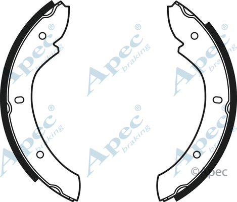 Brake Shoe Set, parking brake (SHU609)