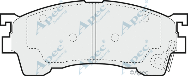 Brake Pad Set, disc brake (PAD765)