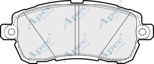 Brake Pad Set, disc brake (PAD2164)