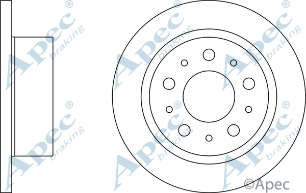 Brake Disc (DSK2484)