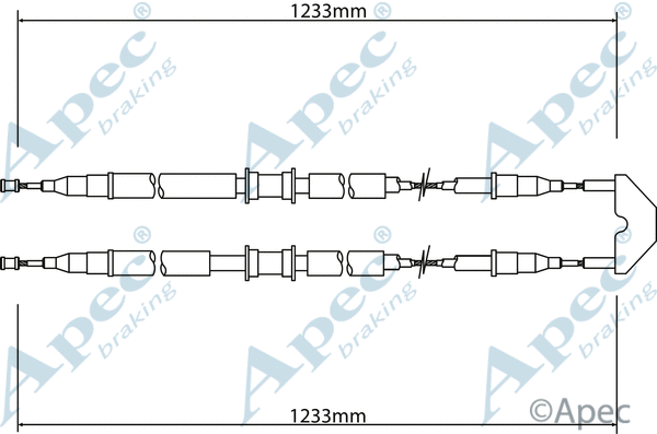 Cable Pull, parking brake (CAB1464)