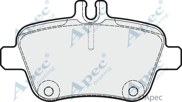 Brake Pad Set, disc brake (PAD1851)