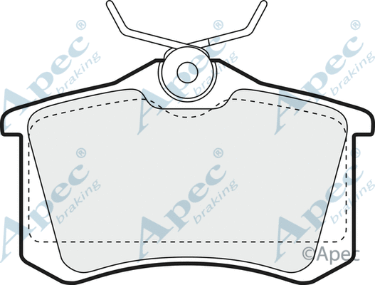 Brake Pad Set, disc brake (PAD1060)
