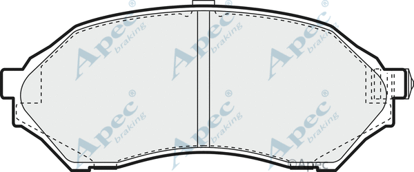 Brake Pad Set, disc brake (PAD1081)