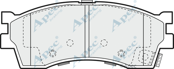 Brake Pad Set, disc brake (PAD1188)