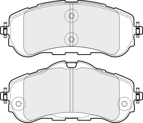 Brake Pad Set, disc brake (PD3743)