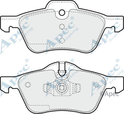 Brake Pad Set, disc brake (PAD1257)